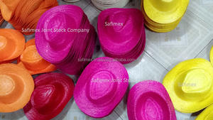 Sombreros de Paja Multicolor de Fábrica para Fiestas, Suministro al por Mayor de Fábrica de Vietnam, Sombreros de Paja Panamá Coloridos para Disfraces de Carnaval - Product Image 4