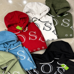 Sudaderas con Capucha de Algodón Personalizadas para Hombre, Sudaderas con Estampado Gráfico, Diseño OEM Disponible, Stock al por Mayor, Liquidación de Excedentes - Product Image 4