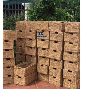 Cestas tejidas de nuevo diseño, caja de algas marinas hecha a mano barata, cestas, decoración de habitación, proveedor de Vietnam - Product Image 5