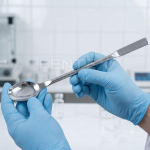 Espátula de Laboratorio de Acero Inoxidable de Doble Punta y Cuchara Plana para Muestreo de Reactivos y Polvos, Herramienta para Uso Médico y de Laboratorio - Product Image 2