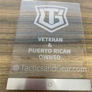 Sin Pedido Mínimo, Impresión Digital Personalizada, Porta Etiquetas con Código QR, Letrero LED de Plástico en Hebreo, Decoración para Hanukkah, Festividad Judía - Product Image 6