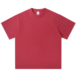 T-shirt à manches longues pour homme en coton lourd 260G, respirant, couleur unie, coupe ample, col rond, prix d'usine - Product Image 3