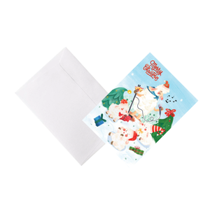 Carte pop-up 3D sur le thème de Noël, carte de vœux artisanale pour fête de fin d'année, carte de vœux en papier pour événement de Noël, cadeau spécial - Product Image 5