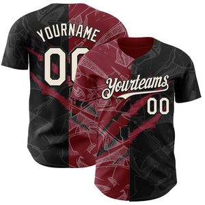 Maillot de baseball personnalisé à boutons, T-shirt d'équipe de softball antibactérien à manches courtes 100 % coton biologique col en V unisexe - Product Image 5