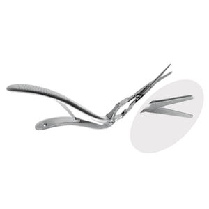 Tijeras Quirúrgicas de Precisión BECKER, Manuales, de Doble Acción, Serradas, de 18 cm, con Certificación CE, para Disección de Septo y Cirugía Nasal - Product Image 4