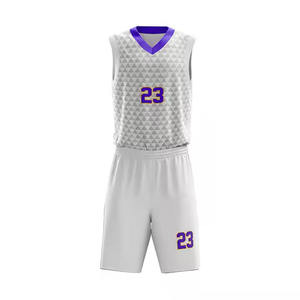 Uniformes de Baloncesto Personalizados al por Mayor, sin Mangas, Transpirables, Estampados, para Adultos, de Alta Calidad, Colores y Tallas Personalizables - Product Image 1