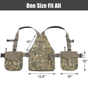 Chaleco de Caza Camo Dove Convertible en Mochila con Correas Ajustables y Bolsillos de Almacenamiento para Caza de Aves Acuáticas - Product Image 2