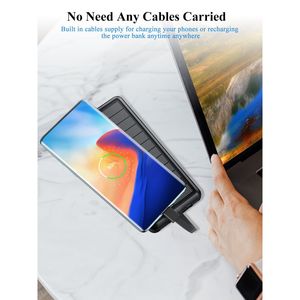 Banco de Energía Solar Portátil de 30000mAh con Carga Rápida USB-A y USB-C para Teléfono Móvil, Compatible con la Mayoría de los Dispositivos, Diseño Compacto - Product Image 5