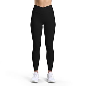High Waist Seamless Full Length Yoga <b>Leggings</b> Solid <b>Black</b> Elastic Waist Sport Pants Women's Activewear - Product Image 1