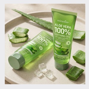 korean skin care Miraclair <b>Aloe</b> <b>Vera</b> Soothing <b>Gel</b> 260 ml Made in Korea White Herbal All Types Adults - Product Image 5