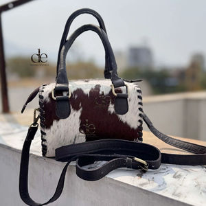 Nouveauté 2026 : Sacs bandoulière en cuir de vachette et fourrure, sacs messager de haute qualité, sacs à bandoulière tendance, grande capacité pour femmes - Product Image 1