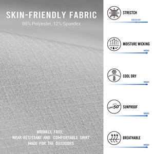 เสื้อเชิ้ตเดินป่าสำหรับผู้ชาย แขนยาวเต็มตัว สำหรับเดินป่า ปีนเขา ล่าสัตว์ เสื้อเชิ้ตผู้ชายสไตล์ลำลอง เสื้อผ้าสตรีทแวร์ เสื้อเชิ้ตเดินป่าสำหรับผู้ชาย - Product Image 6