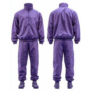 Ensemble veste coupe-vent et pantalon de jogging 100 % nylon OEM pour homme – Fabricant de survêtements coupe-vent 100 % nylon OEM - Product Image 5