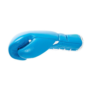 Nuevos Guantes de Boxeo Profesionales de Cuero Genuino Azul Cielo, Guantes de Boxeo Impermeables para Sparring, Guantes de Entrenamiento de Kickboxing CP-BG-65 - Product Image 5