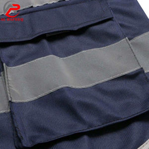 Chaleco de Seguridad Reflectante de Alta Visibilidad con Logotipo Personalizado, Chaleco de Trabajo de Alta Visibilidad, Fabricante OEM Personalizado 2026, Corte Ajustado - Product Image 4