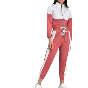 Conjunto Deportivo Personalizado al por Mayor con Pantalones de Felpa, Conjunto Deportivo para Gimnasio para Adultos, Top de Manga Larga y Pantalones Deportivos para Mujer - Product Image 4