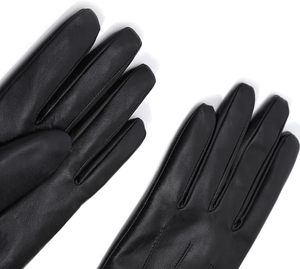 Womens Leather <b>Gloves</b> Winter Warm Fleece Lining <b>Touchscreen</b> Vintage Finished - Product Image 6