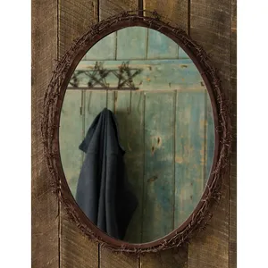 Handmade Metal <b>Frame</b> Wall Mirror Modern Premium Artistic Decorative Mirror for Contemporary Living Room Bedroom Office Entryway - Product Image 3