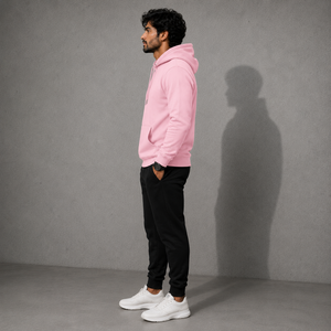 Sweat à capuche d'hiver personnalisé léger 100 % coton pour homme, en molleton brossé premium, séchage rapide, avec poche, marque privée, vente en gros - Product Image 5