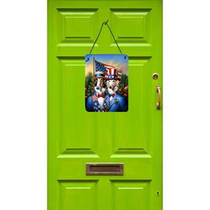 All American Borzoi Wall <b>Door</b> Hanging Prints Aluminum Metal <b>Sign</b> <b>for</b> Kitchen Bar Home Decor Front <b>Door</b> Plaque 12x16 Multicolor - Product Image 2