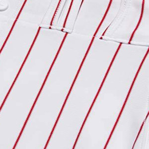 Pantalones de Béisbol para Hombre, Diseño Nuevo, con Rayas Verticales Rojas, Color Personalizado, Sublimados, para Béisbol y Sóftbol - Product Image 4