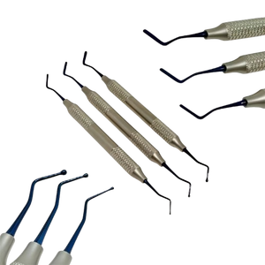 Kit de Levantamiento de Seno para Implantes Dentales, Instrumentos Quirúrgicos de Acero Inoxidable con Empuñadura Moleteada Plateada para Injerto Óseo, para Clínicas Profesionales - Product Image 5