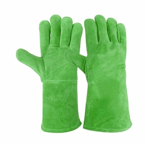 Gants de soudure en cuir de vachette de qualité supérieure, résistants, pour la sécurité industrielle, la protection des mains, la construction et le barbecue - Product Image 5