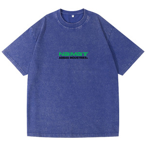 Camiseta Vintage para Hombre, Estilo Streetwear, con Agujeros y Desgastes, Retro, de Algodón Grueso, Ropa de Moda - Product Image 6