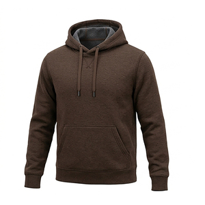 Sudadera con Capucha Lisa Oversize para Hombre, Estilo Urbano, Diseño en Felpa Francesa, 100% Algodón, Alta Calidad, 400 Gsm, Peso Pesado, Sudadera Personalizada - Product Image 3