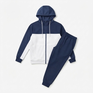 Chándal Deportivo Personalizado al por Mayor, con Bloques de Color, 350 GSM, Forro Polar Térmico, para Hombre, Invierno - Product Image 2