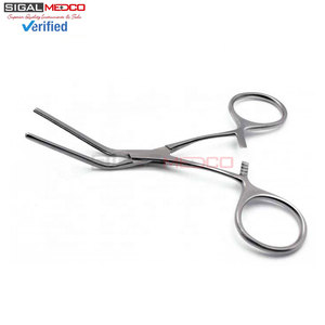 Pince vasculaire atraumatique DeBakey de haute qualité certifiée CE, forceps angulaire Rumel manuel en acier inoxydable allemand pour usage cardiovasculaire - Product Image 2