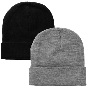 OEM White Knit Beanie Hat Ribbed <b>Winter</b> <b>Cap</b> Women Men Soft Warm Stretch Plain Skull <b>Cap</b> Wholesale Supplier - Product Image 6