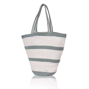 Bolsa de Mano de Algodón Orgánico de Doble Color, Tendencia 2026, Calidad Premium, Ecológica, Estilo Bohemio, Reutilizable, para Playa, Viajes y Compras - Product Image 2