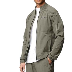 Factory Price Custom Good Quality Men Slim Fit <b>Jacket</b> Zipper <b>Up</b> Nylon Lightweight Windbreaker Casual Full <b>Zip</b> <b>up</b> <b>Jacket</b> Man - Product Image 1