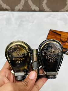 Vintage Folding Opera <b>Glasses</b> Binoculars with Leather <b>Case</b> - Product Image 4