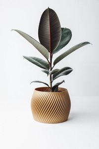 Modern iron embossed <b>planter</b> for <b>artificial</b> plant green plant for home deco gold finish for hotel office villa use - Product Image 2