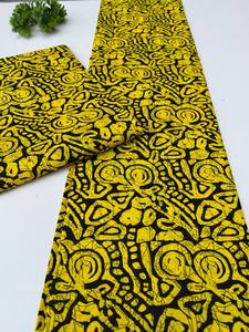 Tissu en coton imprimé africain sur mesure OEM, Maroc, pour robes, accessoires et promotion - Product Image 2