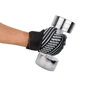 Gants de fitness demi-doigts légers et respirants en nylon pour haltérophilie, exercices pliométriques, résistants aux chocs 0,5 kg Geo - Product Image 3