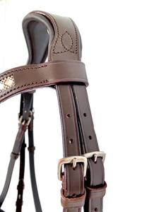 Fabricante personalizado, brida ecuestre de cuero premium al por mayor, cómoda y duradera, de ANNABELLE EQUESTRIAN - Product Image 5