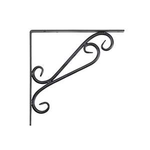 Support mural en fer contemporain au design minimaliste pour étagères flottantes, décoration pour la maison, le bureau et le salon - Product Image 4