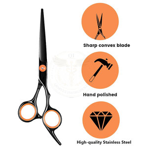 Kit de Tijeras de Peluquería Profesional al por Mayor, Juego de Tijeras para Cortar y Texturizar el Cabello, Acero Inoxidable, INSTRUMENTOS QORVEX - Product Image 3