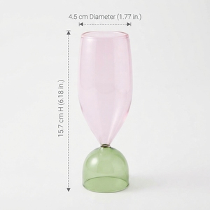 Verres à pied modernes et uniques pour bars à cocktails, service de vin, cafés et présentation de boissons haut de gamme - Product Image 6