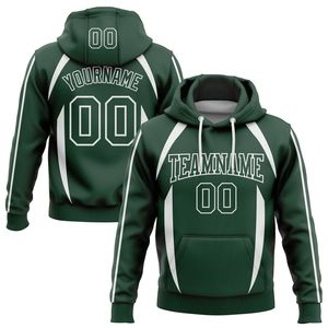 Sudadera con Capucha Personalizada para Hombre, Gris y Blanca, Sublimada, de Poliéster, Informal, Deportiva, para Otoño, con Diseño de Bolsillo para Nombre y Número - Product Image 2