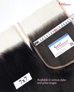 ผลิตภัณฑ์ที่ดีที่สุด ผมตรงแบบหยักศก สำหรับต่อผมแบบ HD Lace Closure  แบบ Super Double Drawn ผมเวียดนามแท้ 2x6 4x4 5x5 7x7  แบบเย็บด้วยเครื่องจักรสองชั้น - Product Image 4
