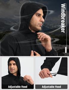 Chaquetas Softshell Impermeables y Cálidas de Invierno para Hombre, Cortavientos con Cierre, Chaquetas Soft-Shell Personalizadas para Hombre - Product Image 6
