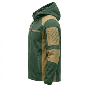 Veste d'hiver softshell pour homme, légère, résistante au vent, fermeture éclair intégrale, couche extérieure pour la randonnée, le trekking, les voyages et le quotidien - Product Image 3