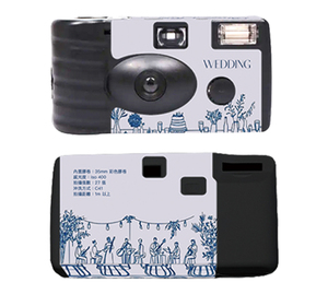 Cámara Desechable Personalizada LOMOPIE de 35 mm de un Solo Uso, Película Plástica, Enfoque Fijo con Flash, Batería AA, Artículos para Bodas - Product Image 3