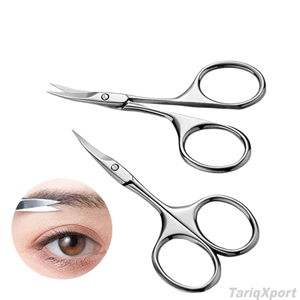 Ciseaux professionnels pour sourcils, ciseaux à cuticules, coupe-ongles courbé, coupe-peaux mortes, outil de beauté - Product Image 2