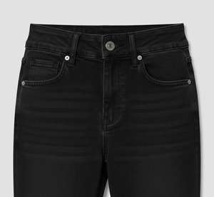 Pantalones de mezclilla acampanados de cintura alta para mujer, hechos a medida, de poliéster/algodón, transpirables, ecológicos, con logotipo personalizado para lavado a la piedra, 340g - Product Image 2