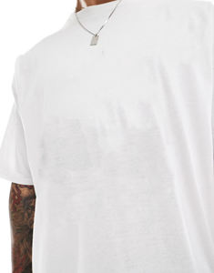 เสื้อยืดคอตตอนสีขาวพิมพ์ลายโลโก้สีส้มทรงปกติ แขนสั้น แบรนด์ Terzo Sports รุ่นยอดนิยม น้ำหนักเบา สไตล์สตรีทแวร์ สำหรับทั้งชายและหญิง - Product Image 6